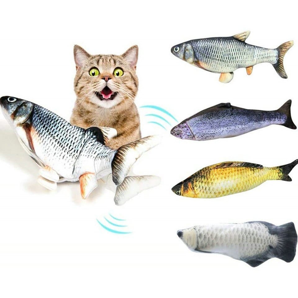 Cat Electric Fish Petting Toy